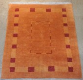 TIBETAN WOOL PILE RUG, 6 FT 6