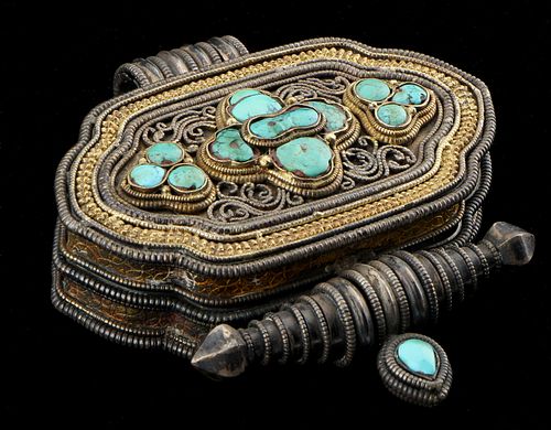 TIBETAN/GAU BOX, LATE 19TH/EARLY