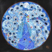 TIEFENG JIANG (B.1938): PEACOC