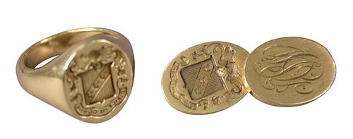 TIFFANY 18 KARAT GOLD SIGNET