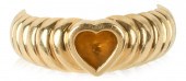 TIFFANY 18K YELLOW GOLD AND CI