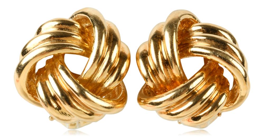 TIFFANY 18K YELLOW GOLD KNOT