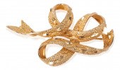 TIFFANY 18K YELLOW GOLD RIBBON
