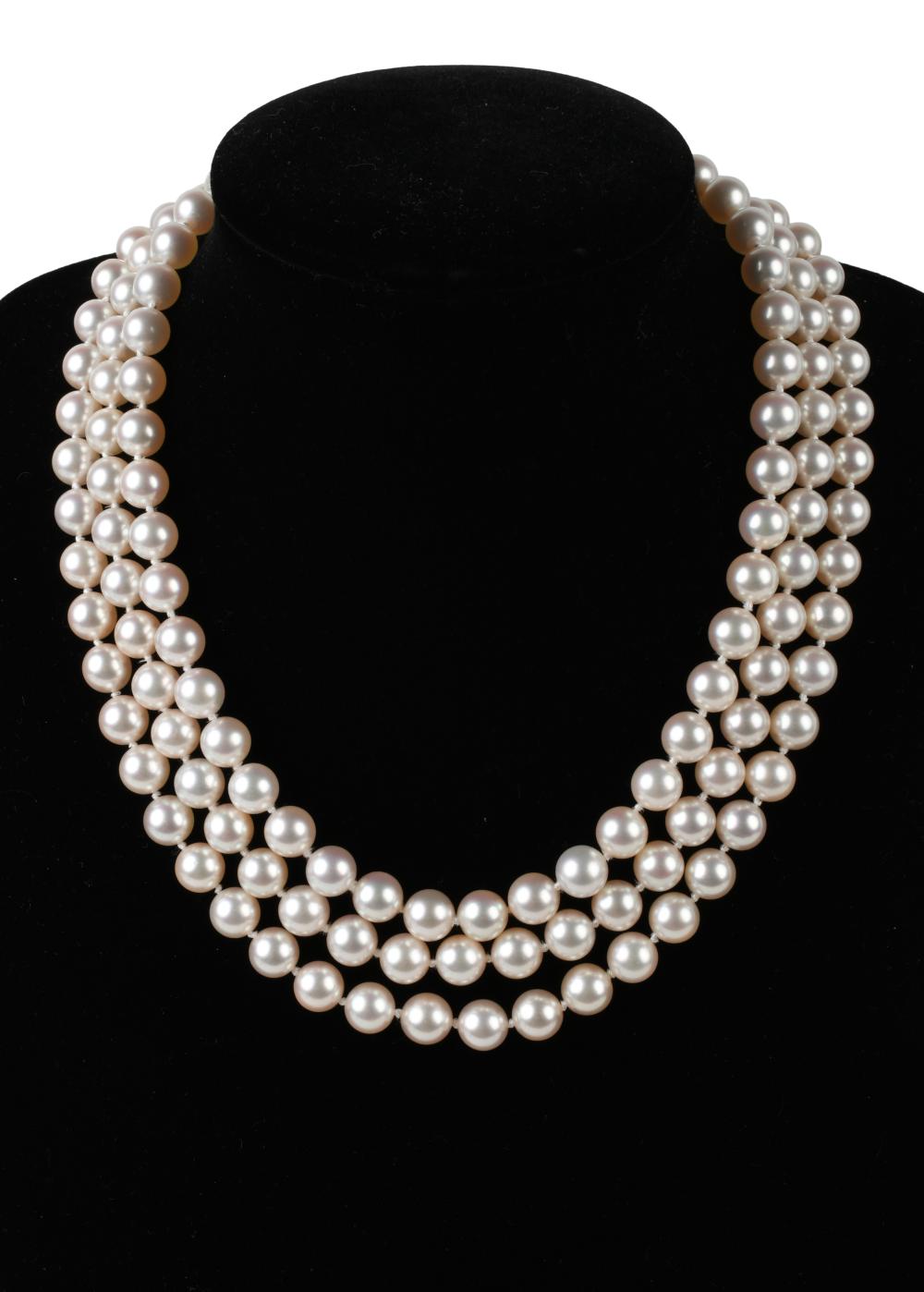 TIFFANY 18K YELLOW GOLD TRIPLE