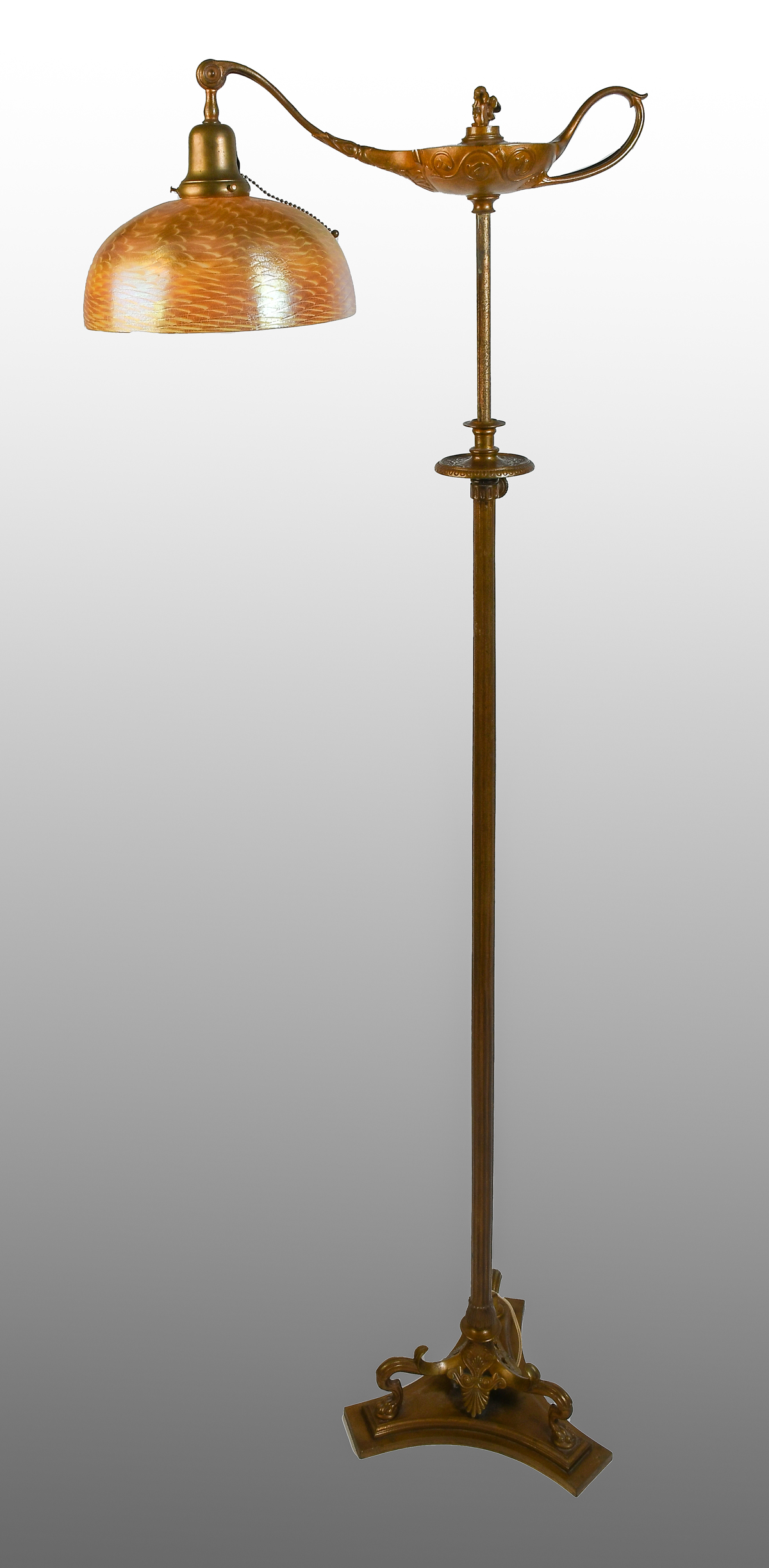 TIFFANY ''ALADDIN'' FLOOR LAMP &
