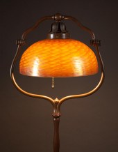 TIFFANY BRONZE AND FAVRILE GLA