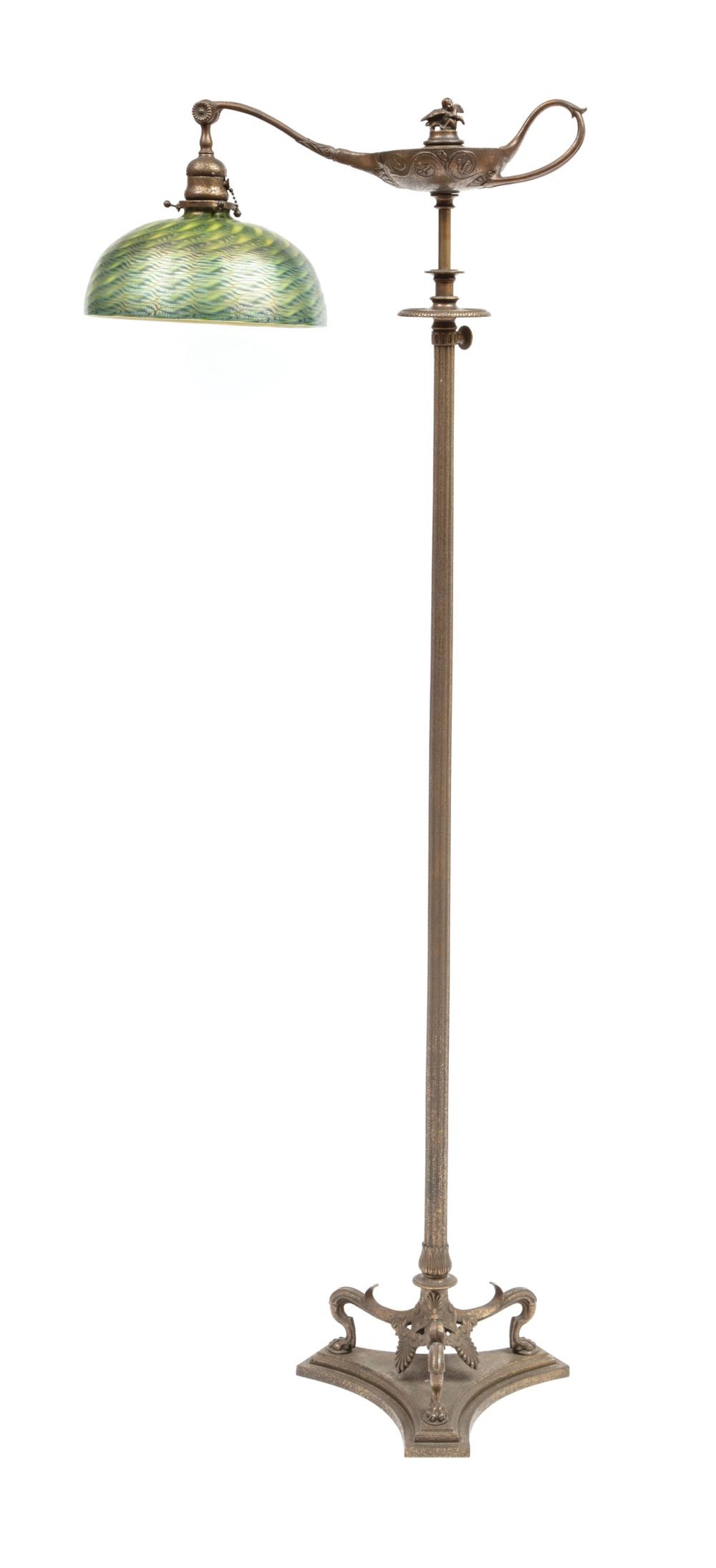 TIFFANY BRONZE, FAVRILE GLASS