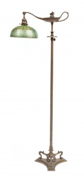 TIFFANY BRONZE, FAVRILE GLASS