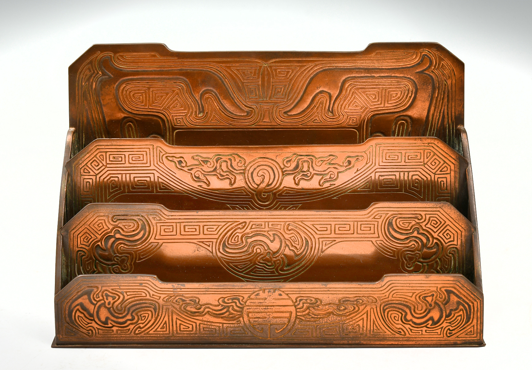 TIFFANY BRONZE LETTER RACK