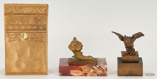 TIFFANY BRONZE NOTEPAD HOLDER