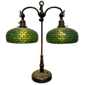 TIFFANY BRONZE TWO LIGHT STUDE