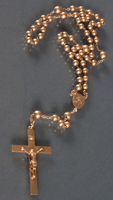 Tiffany & Co. 14K gold rosary