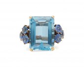 TIFFANY & CO. 14K GOLD, AQUAMA