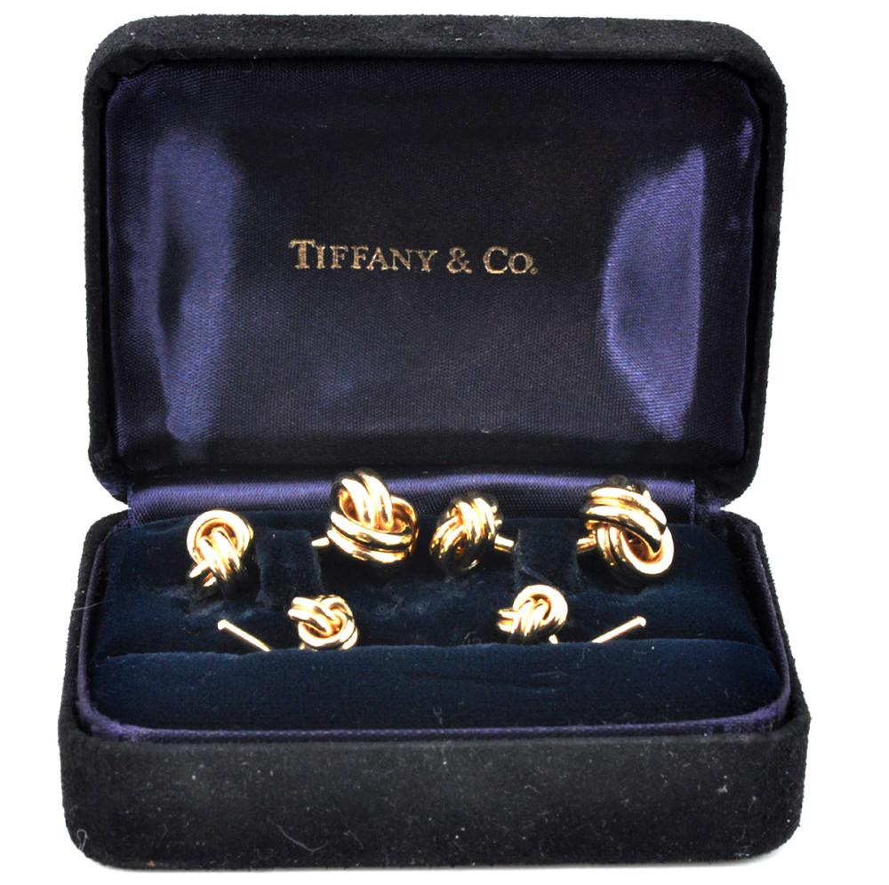 TIFFANY & CO. 14K LOVE KNOT