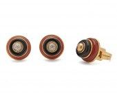 TIFFANY & CO. 18K GOLD, ONYX,