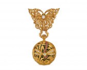 TIFFANY & CO. 18K GOLD, ENAMEL