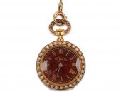 TIFFANY & CO. 18K GOLD, ENAMEL