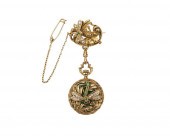 TIFFANY & CO. 18K GOLD, ENAMEL