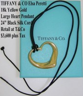 TIFFANY & CO 18K YELLOW GOLD L