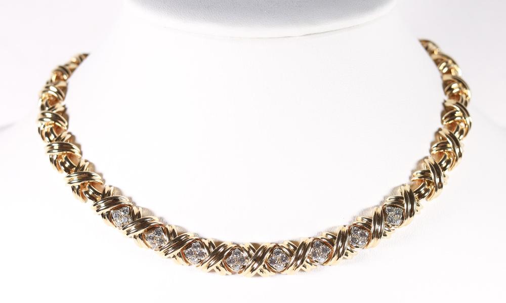 TIFFANY & CO. 18K YG DIAMOND