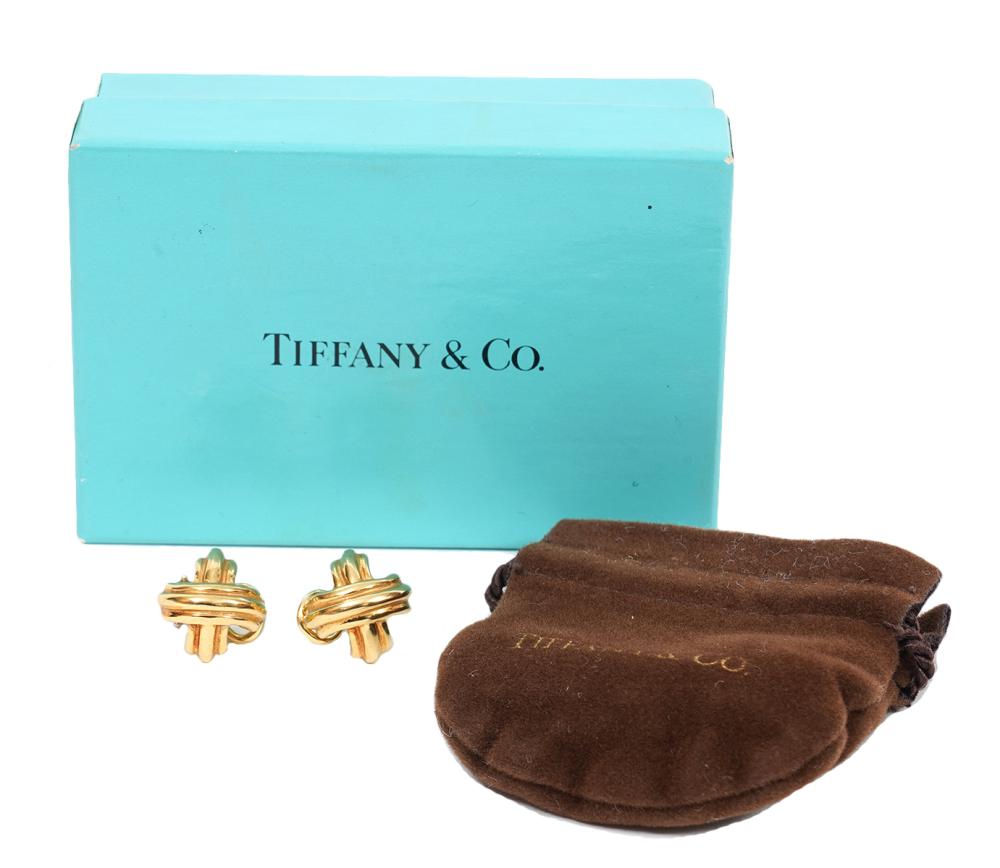 TIFFANY & CO. 18KT CRISSCROSS
