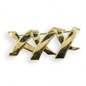 TIFFANY & CO 18KT GOLD XXX BRO