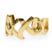 TIFFANY & CO 18KT GOLD XOXO CU