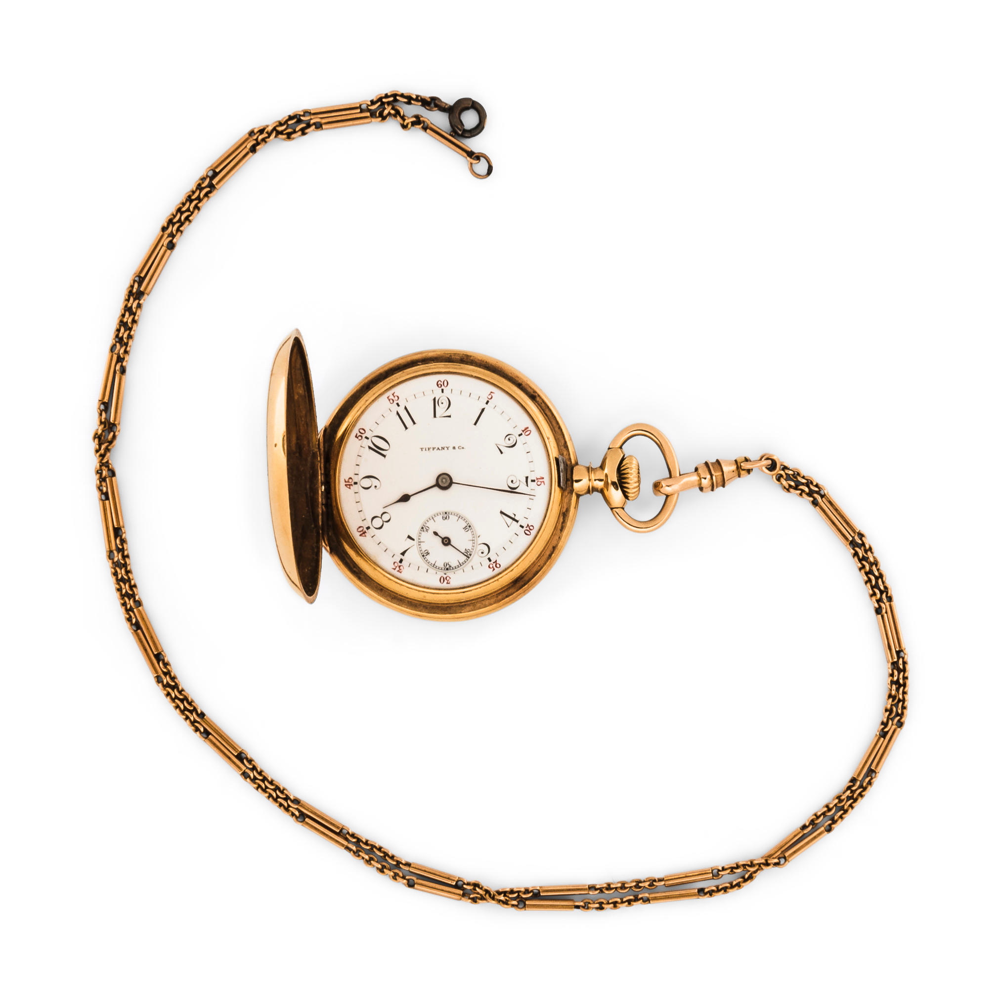 TIFFANY & CO. 18KT GOLD HUNTER-CASE