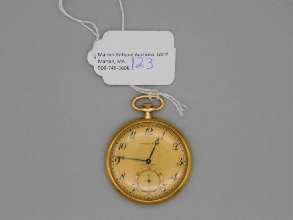 TIFFANY & CO. 18KT YELLOW GOLD OPEN