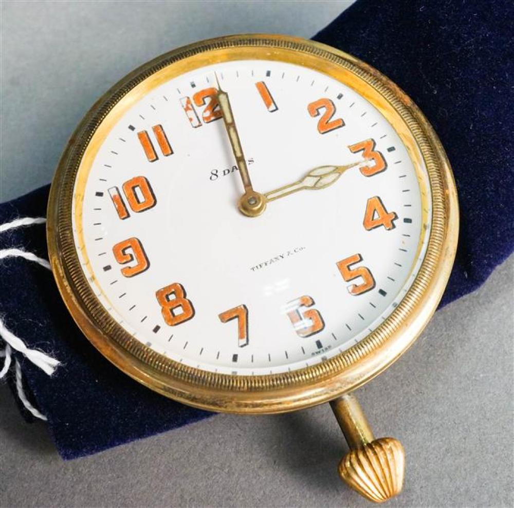 TIFFANY & CO 8-DAY TRAVEL CLOCK,