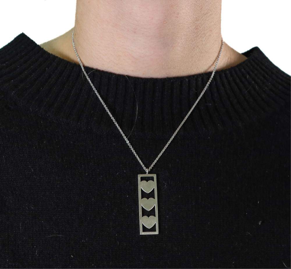 TIFFANY & CO. 925 3 HEART BAR
