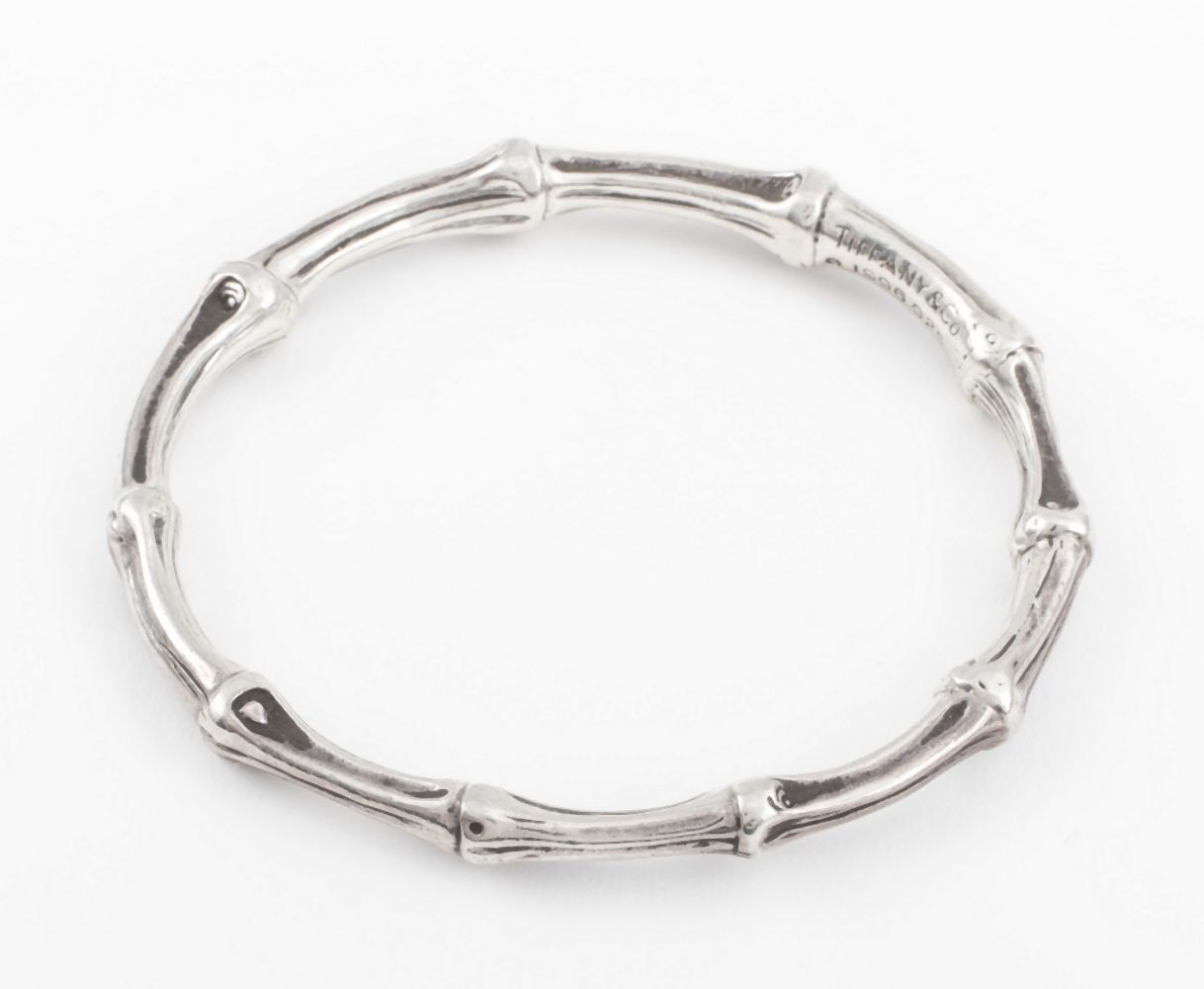 TIFFANY & CO. 925 BAMBOO BANGLE