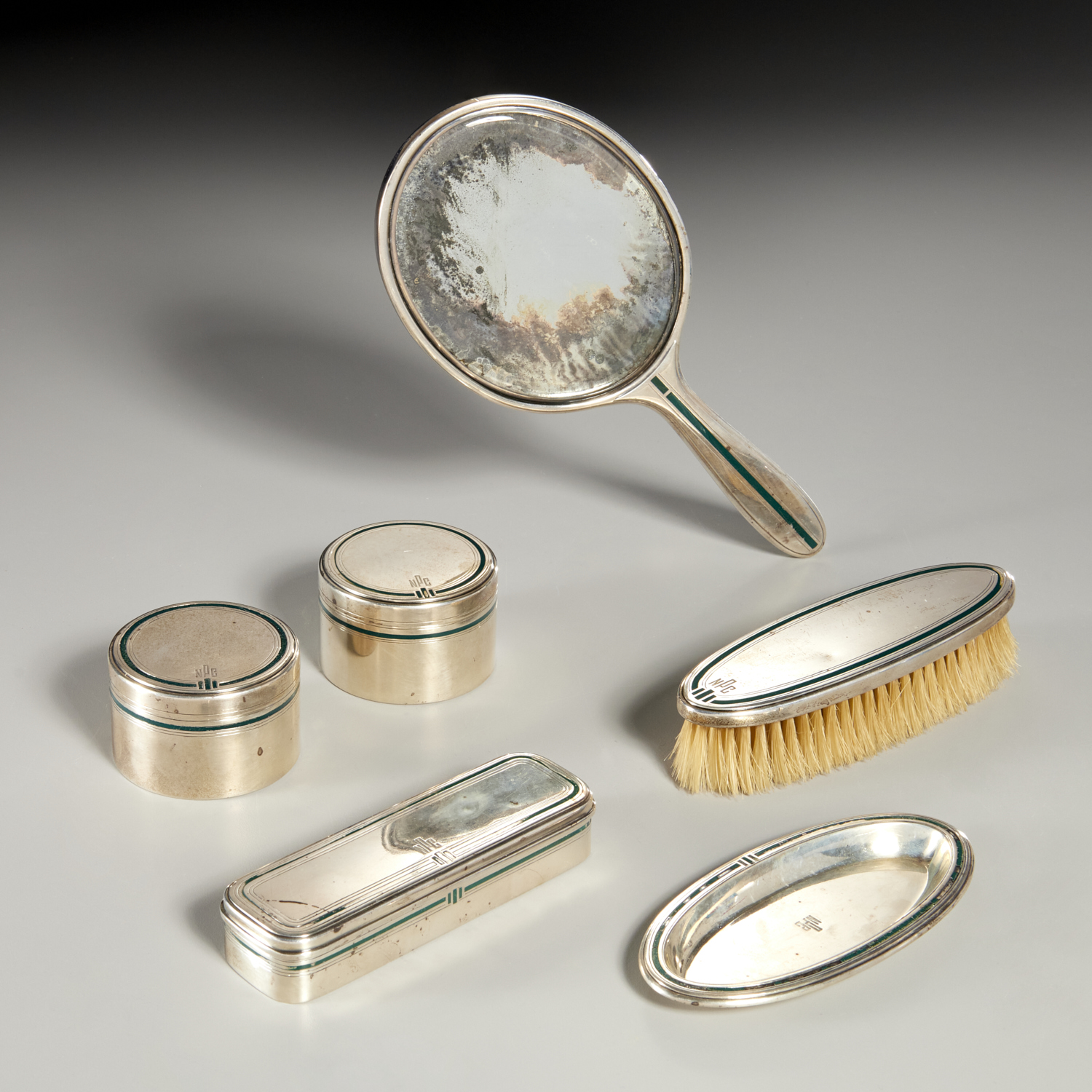 TIFFANY & CO., ART DECO ENAMELED