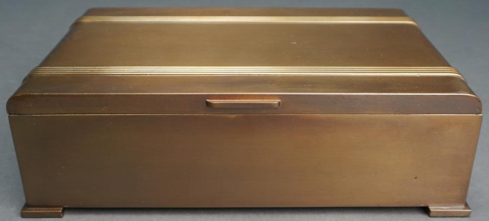 TIFFANY & CO. BRASS WOOD LINED