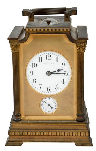 TIFFANY & CO. BRONZE AND GLASS
