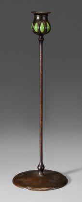 Tiffany & Co. Bronze Candl