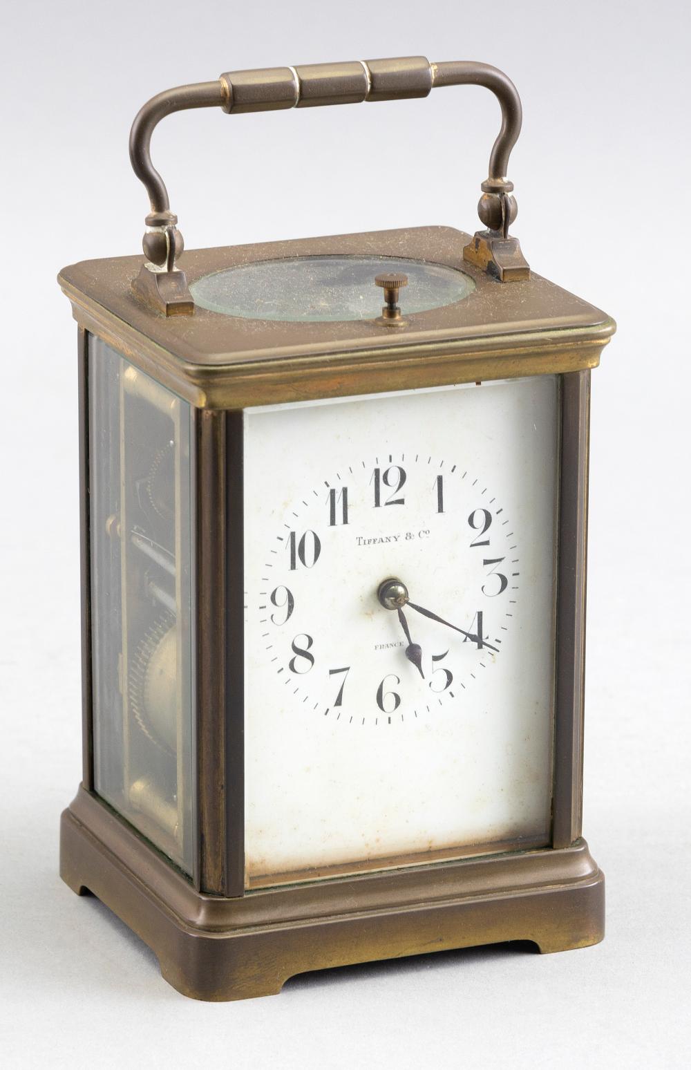 TIFFANY & CO. CARRIAGE CLOCK WITH