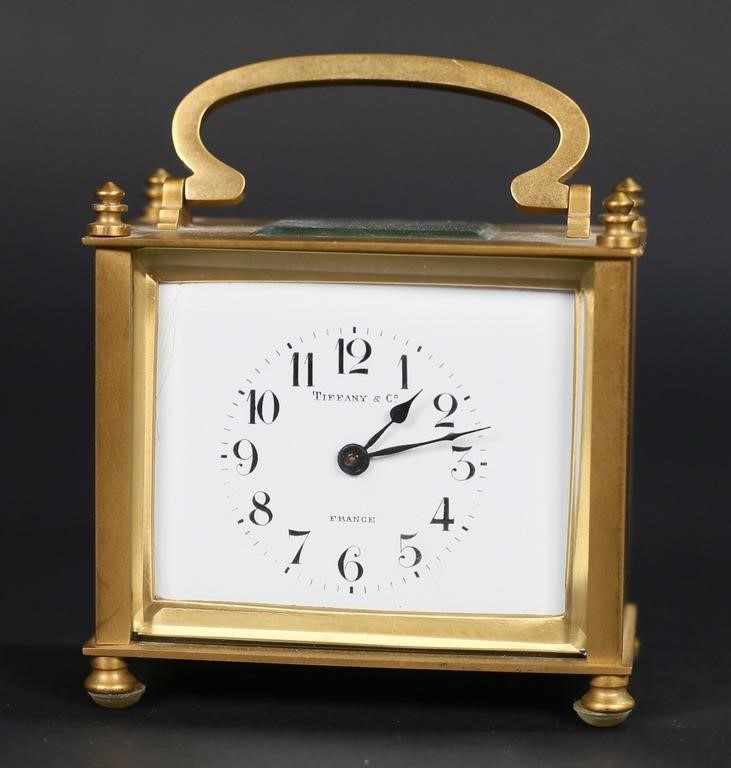 TIFFANY & CO. CARRIAGE CLOCKAn 11