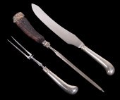 TIFFANY & CO. CARVING SET, PLU