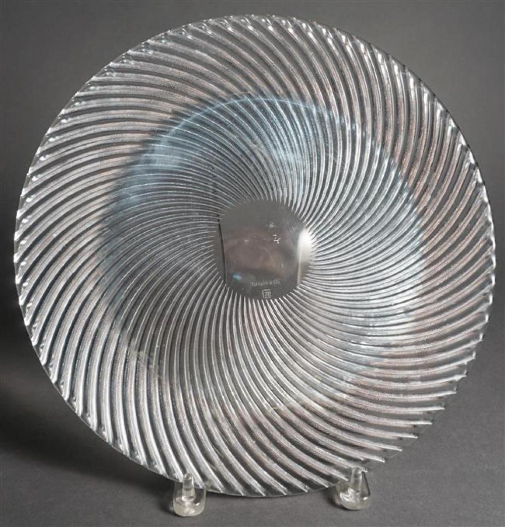 TIFFANY & CO. CLEAR GLASS ROUND