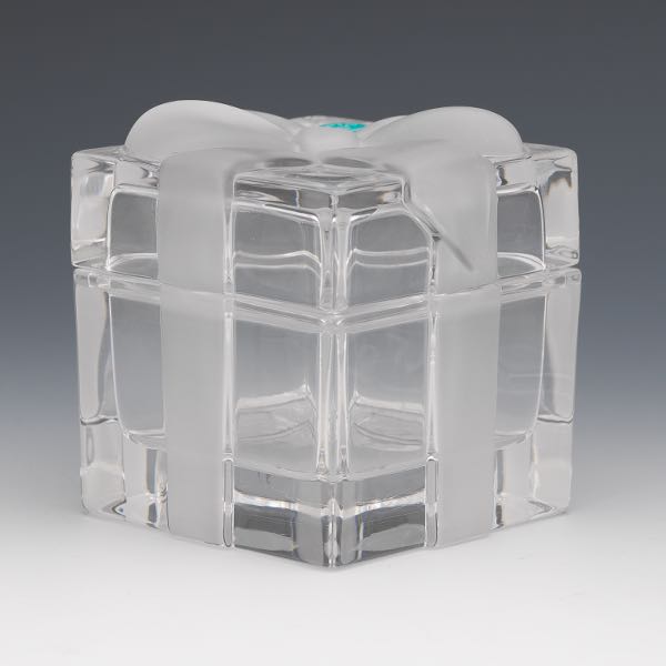 TIFFANY & CO. CRYSTAL GIFT BOX 3 ½"