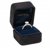 TIFFANY & CO. DIAMOND .84CT SO