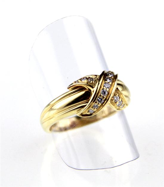 Tiffany & Co diamond and gold