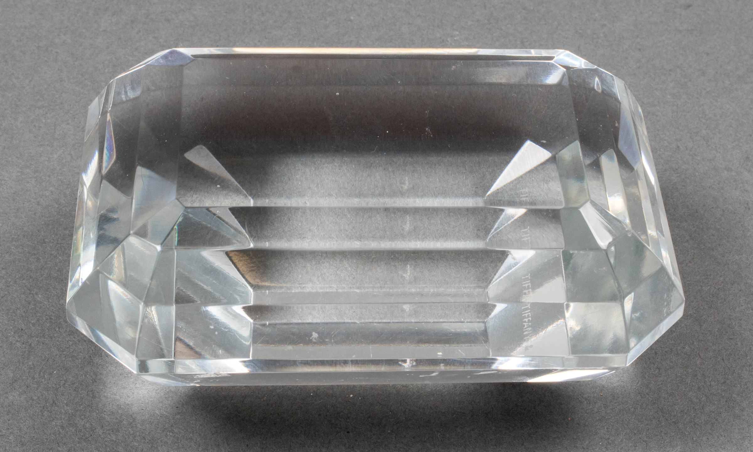 TIFFANY & CO. EMERALD CUT CRYSTAL