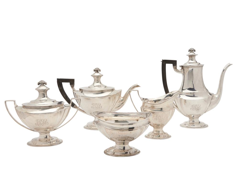TIFFANY & CO. FIVE PIECE SILVER