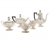 TIFFANY & CO. FIVE PIECE SILVE