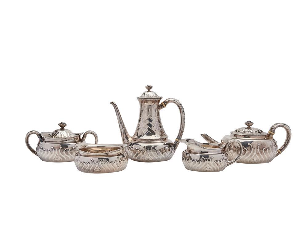 TIFFANY & CO. FIVE PIECE SILVER