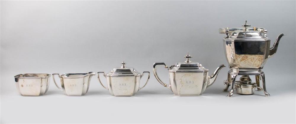TIFFANY & CO. FIVE-PIECE SILVER TEA