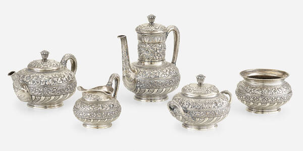 Tiffany & Co.. five-piece tea and