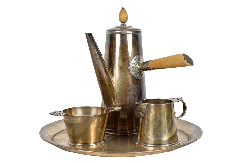 TIFFANY & CO. FOUR-PIECE COFFEE